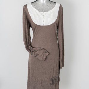 NWOT Venus crinkle dress - L